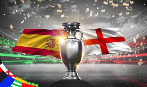 Euro 2024 la finale Spagna - Inghilterra:  quota maggiorata di Eurobet a 6.00 su Over 0.5