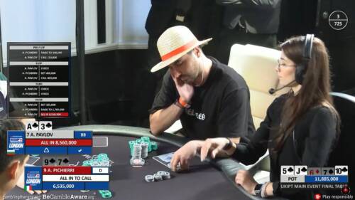 "Avevo l'impressione che avesse nuts ma..." Alessandro Pichierri e il cooler che lo ha condannato al Main UKIPT Londra