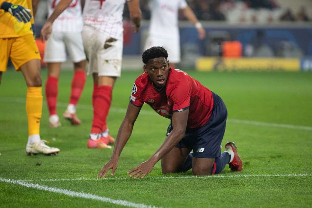 Jonathan David attaccante del Lille. Shutterstock