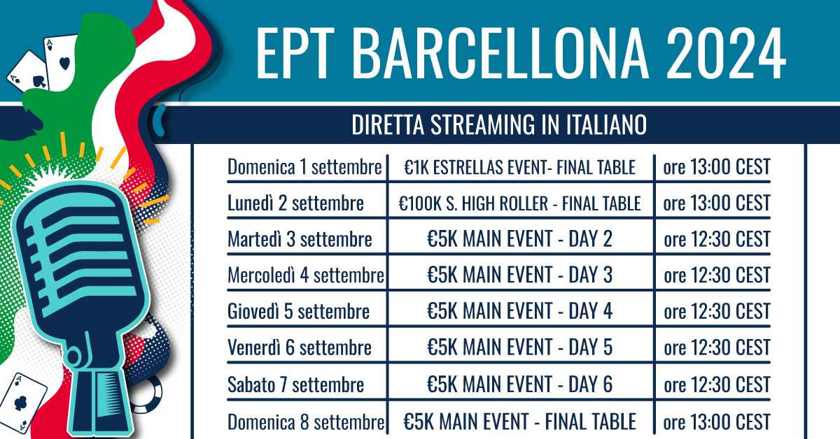 EPT Barcellona Programam Streaming