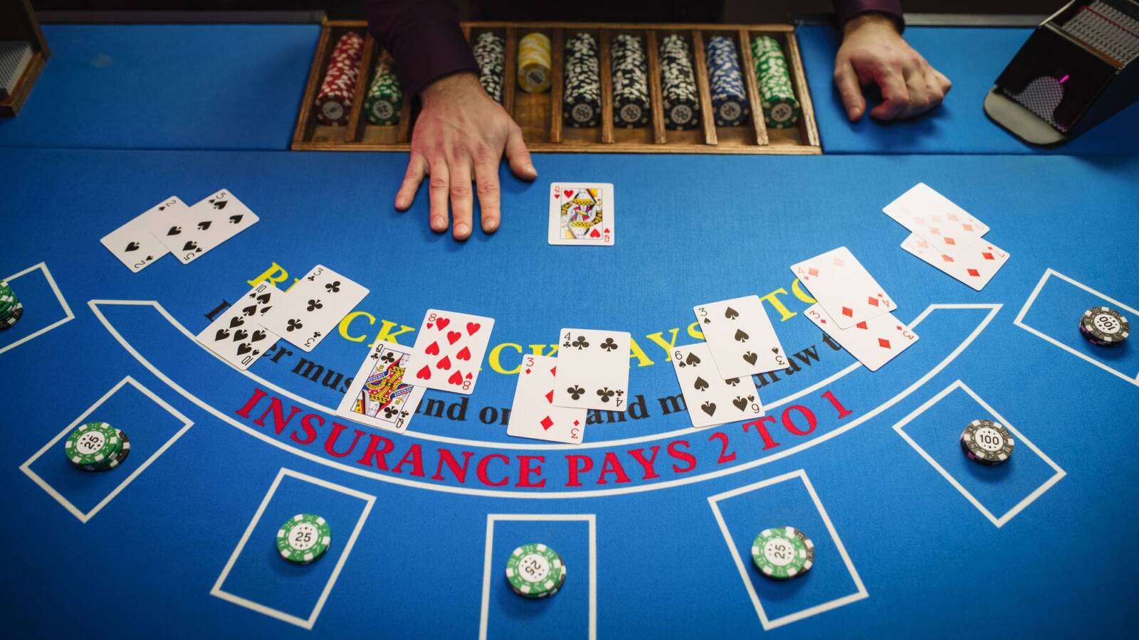 Blackjack dealer live