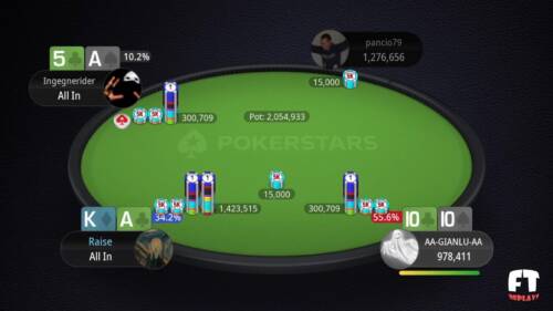 Galactic Series: chiama con coppia di 10 e poi folda sul repush, Gianluigi Giuliani spiega la action 4 left
