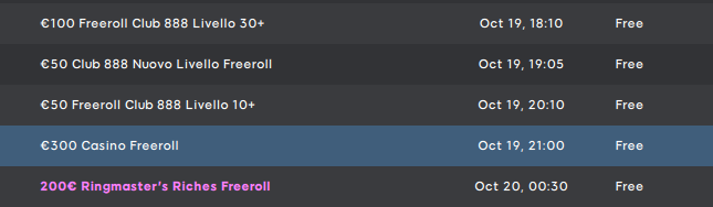 lobby freeroll 888poker