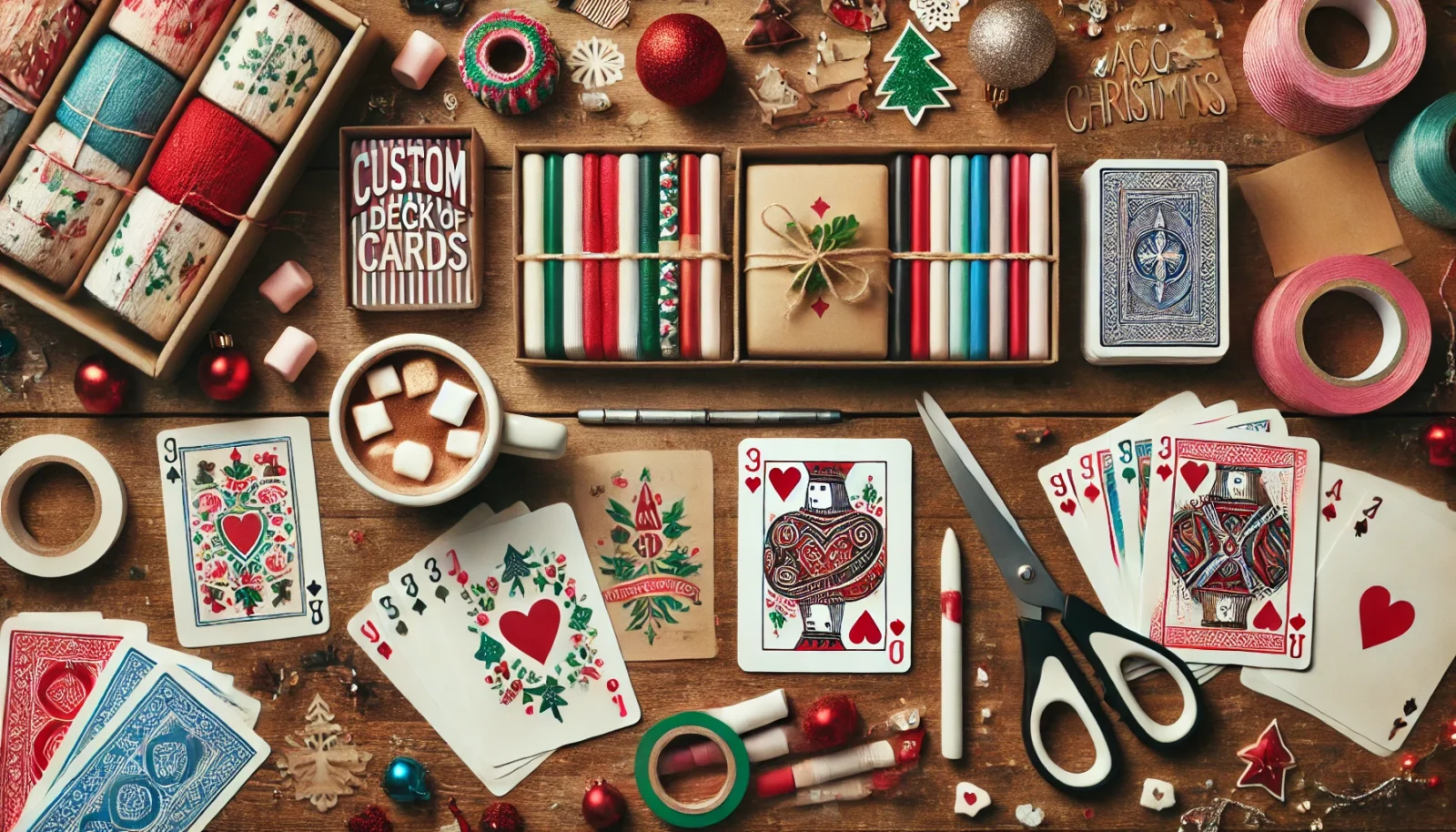 creare mazzo di carte personalizzato per le feste
