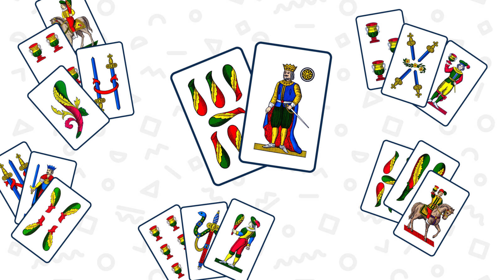 carte napoletane per giochi tradizionali italiani
