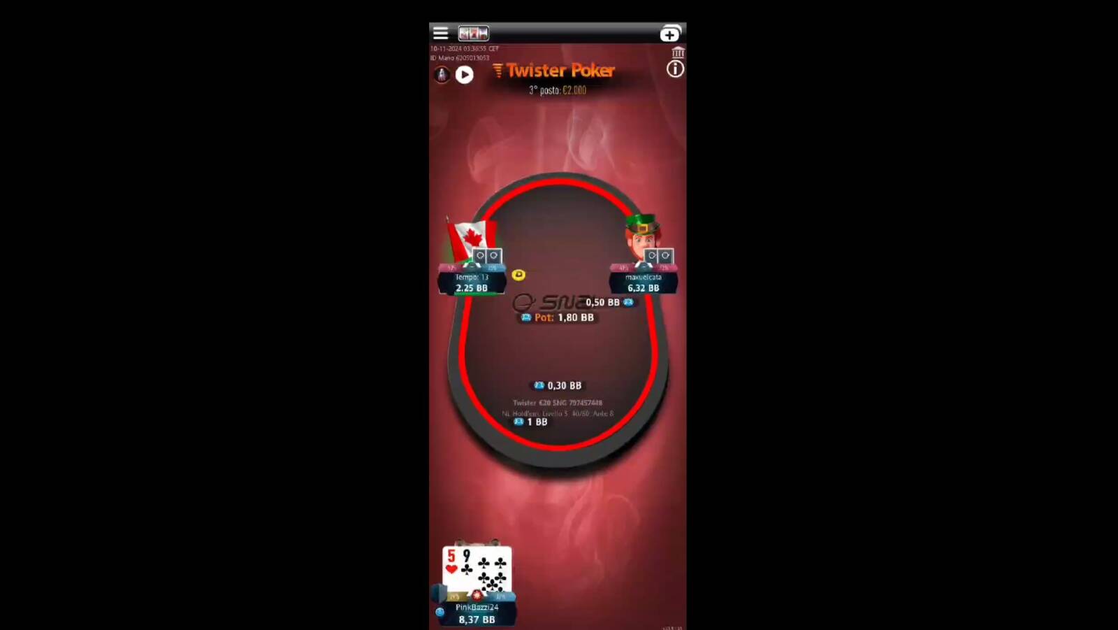 twister moltiplicatore massimo ipoker