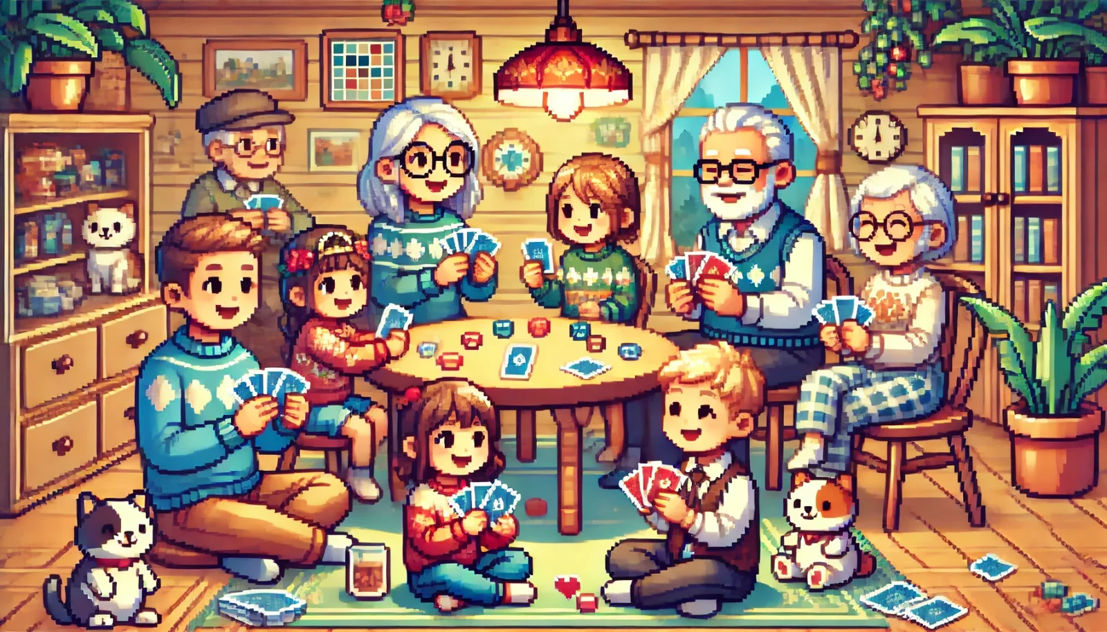 giochi carte con i nonni