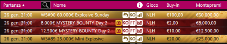 tornei ipoker fine settimana