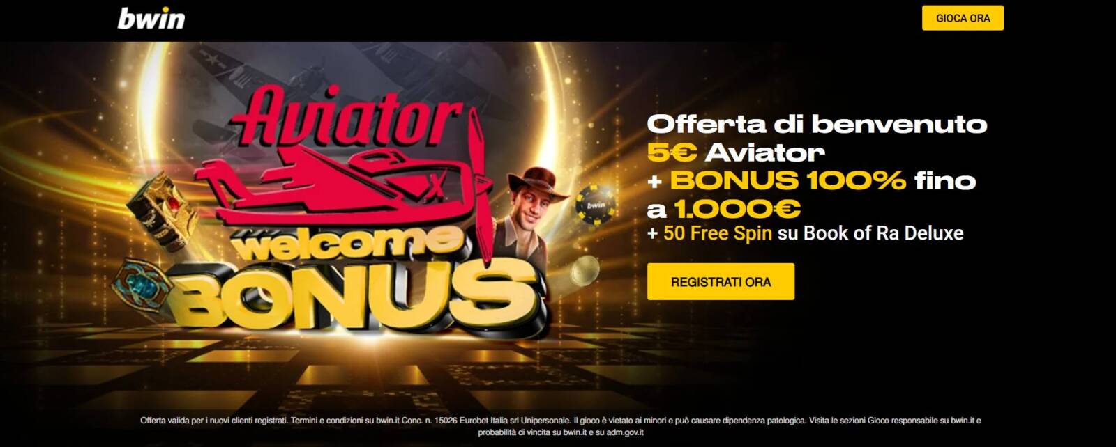 Bonus Benvenuto su Bwin Casinò