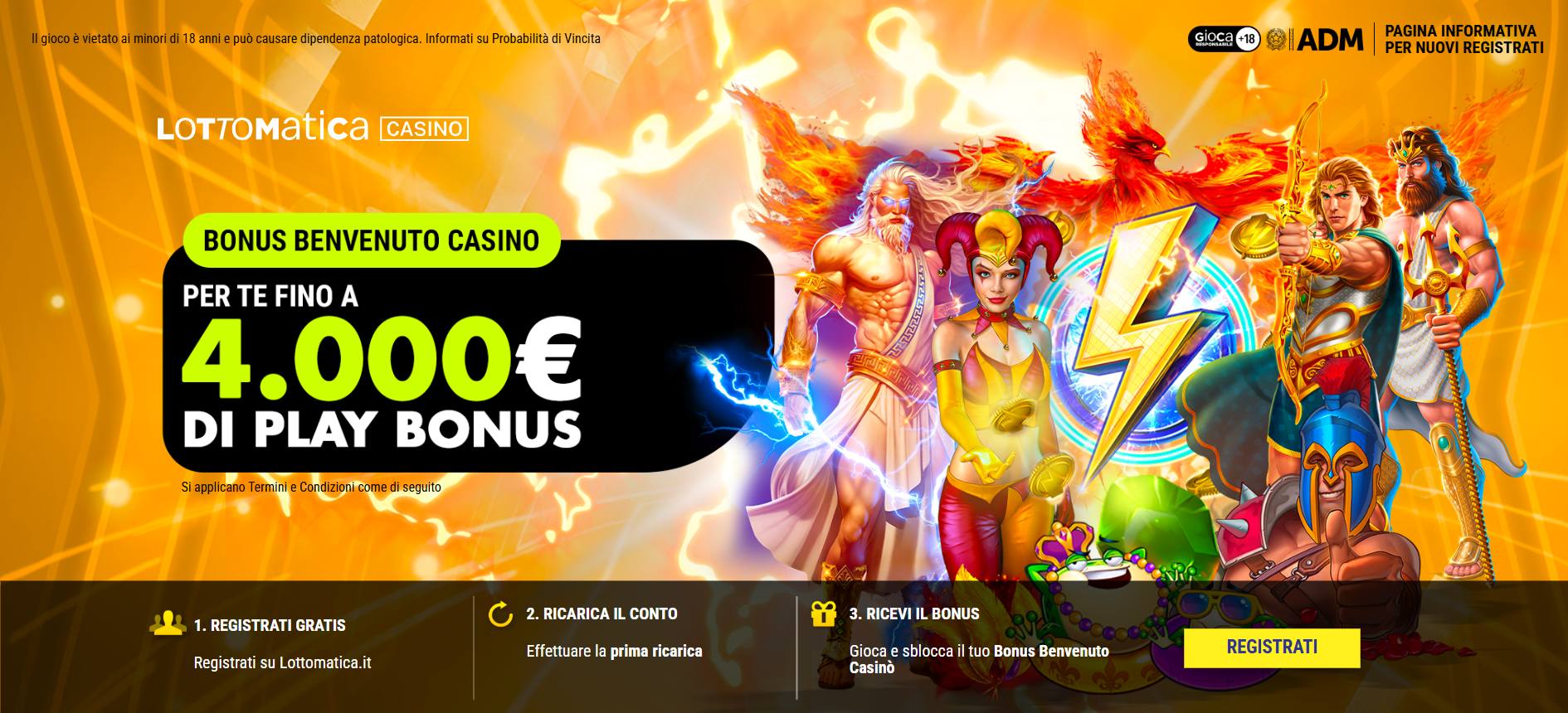Recensione completa di Lottomatica Casino - Assopoker