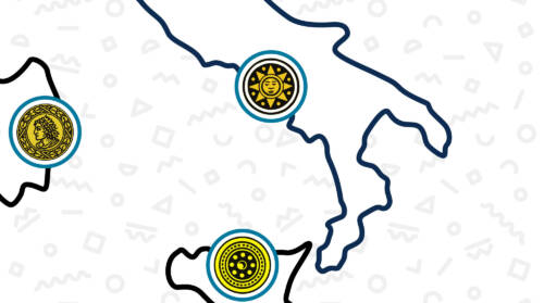Le carte regionali del Sud Italia