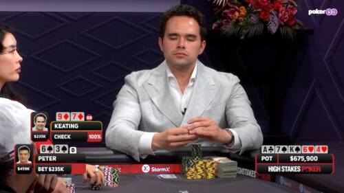 La sensazionale linea di Alan Keating con bottom pair in una mano da 900.000 dollari