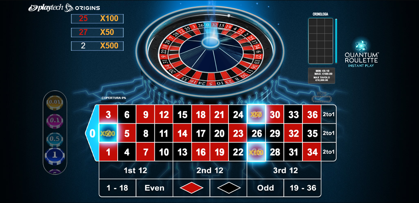roulette online Playtech