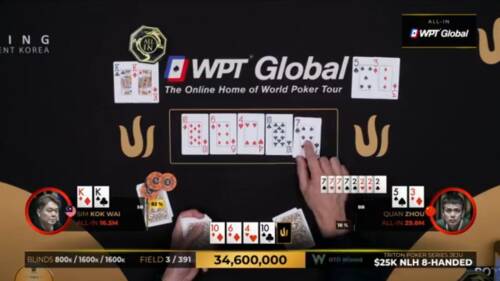 Poker live: l'incredibile showdown che ha portato il 25k Triton SHRS Jeju in heads-up