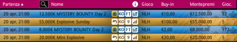 tornei ipoker
