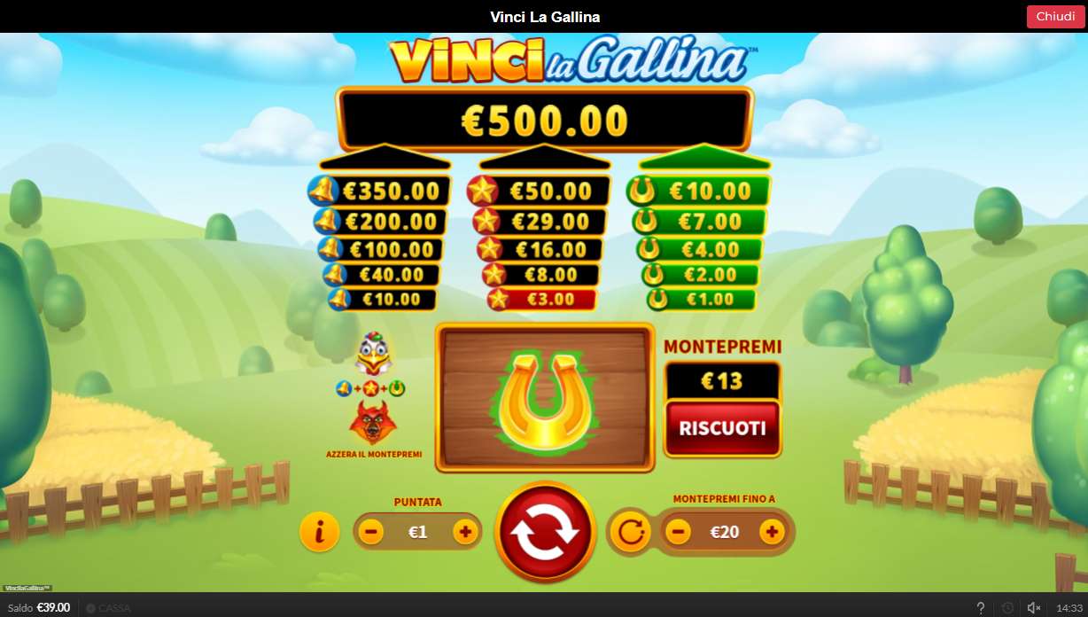Vinci la Gallina Quick Game