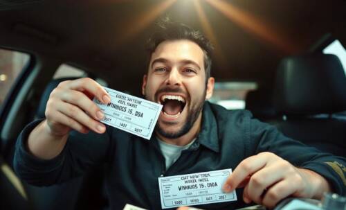 EuroMillions: giocatore dimentica in auto schedina, la ritrova dopo 4 mesi e scopre di aver vinto 1 milione