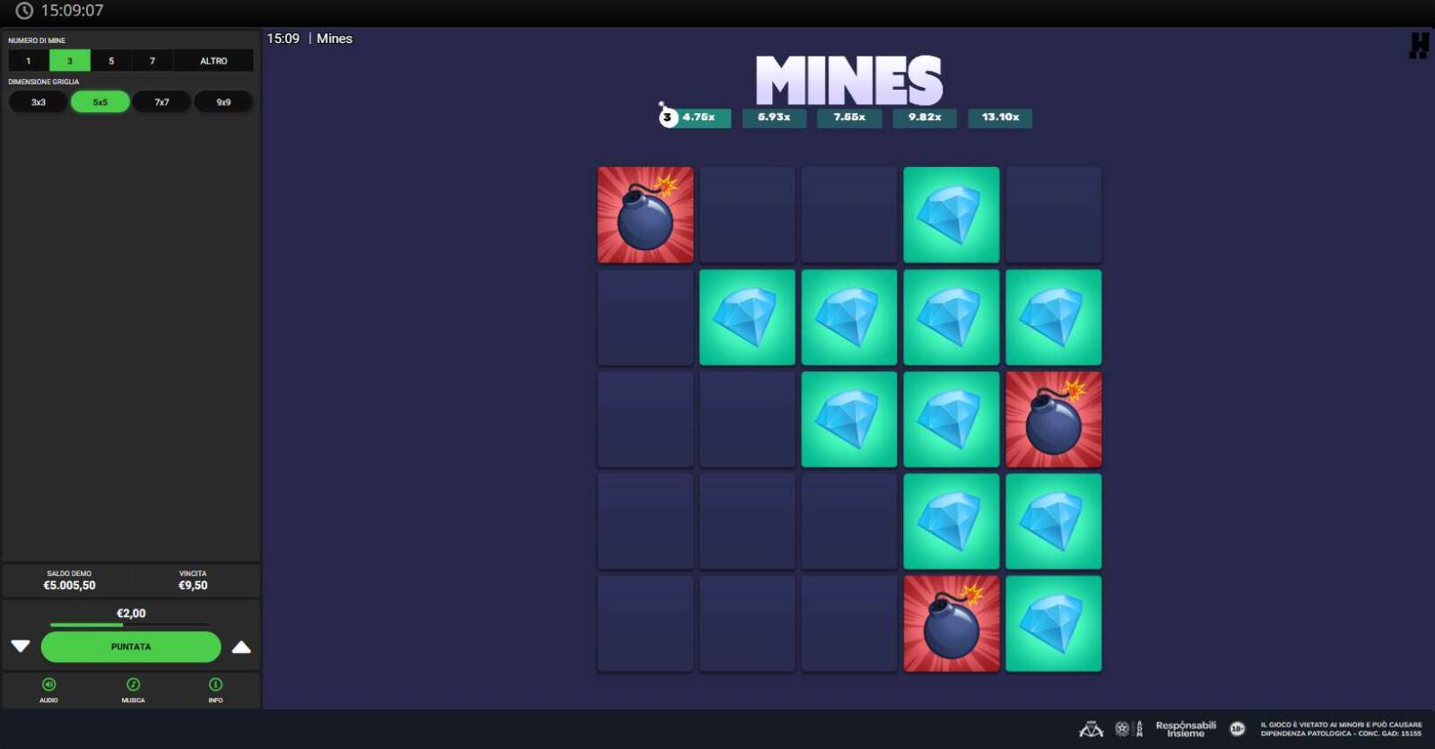 Mines Quick Games