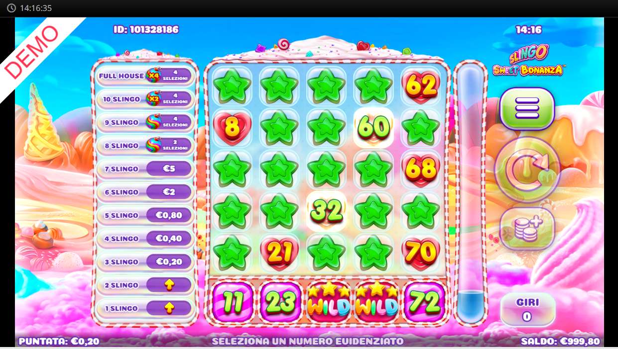 Slingo Sweet Bonanza Quick Game