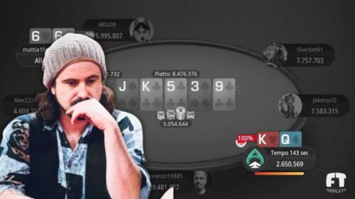 "L'herocall river è quasi impossibile ma ho sbagliato preflop e turn!" Il passo falso di Alessandro Fruet 7 left al High Roller MicroMillions