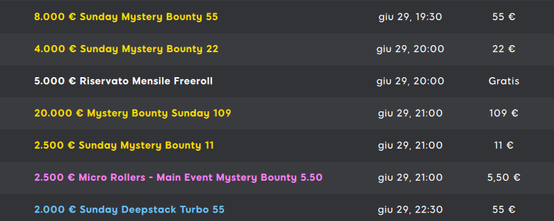 tornei 888poker