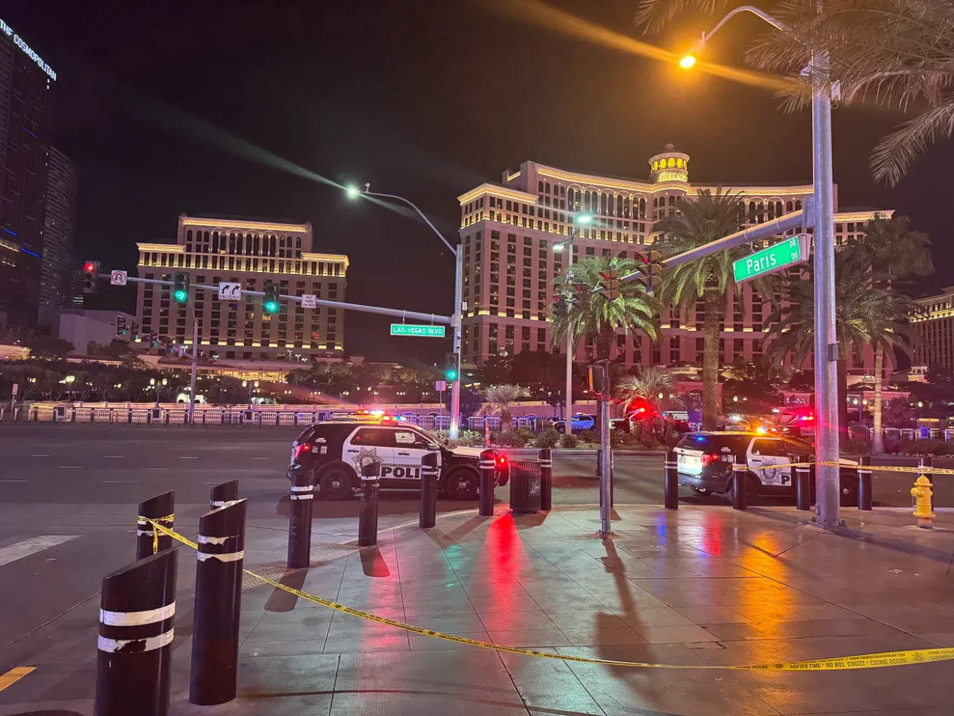 sparatoria las vegas strip