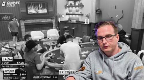 La mano pazza dell'estate di Corey Eyring? Bencb789: "Con quello speech mi avrebbe fatto foldare colore all'asso!"