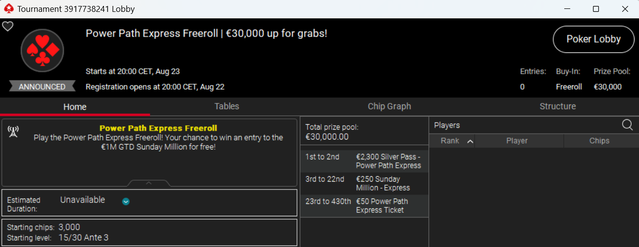 power path express freeroll