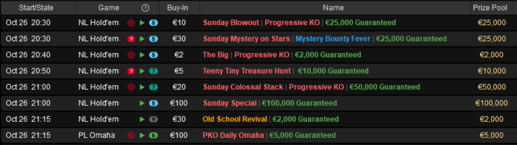 tornei pokerstars sisal