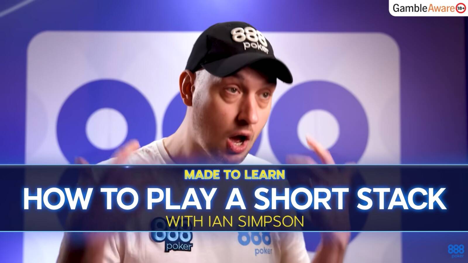 giocare short stack ian simpson 888poker