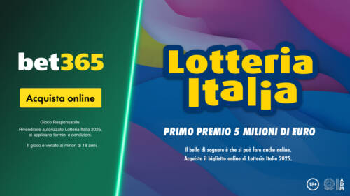 Lotteria Italia, biglietti disponibili su Bet365: i dettagli della novità a come acquistarli