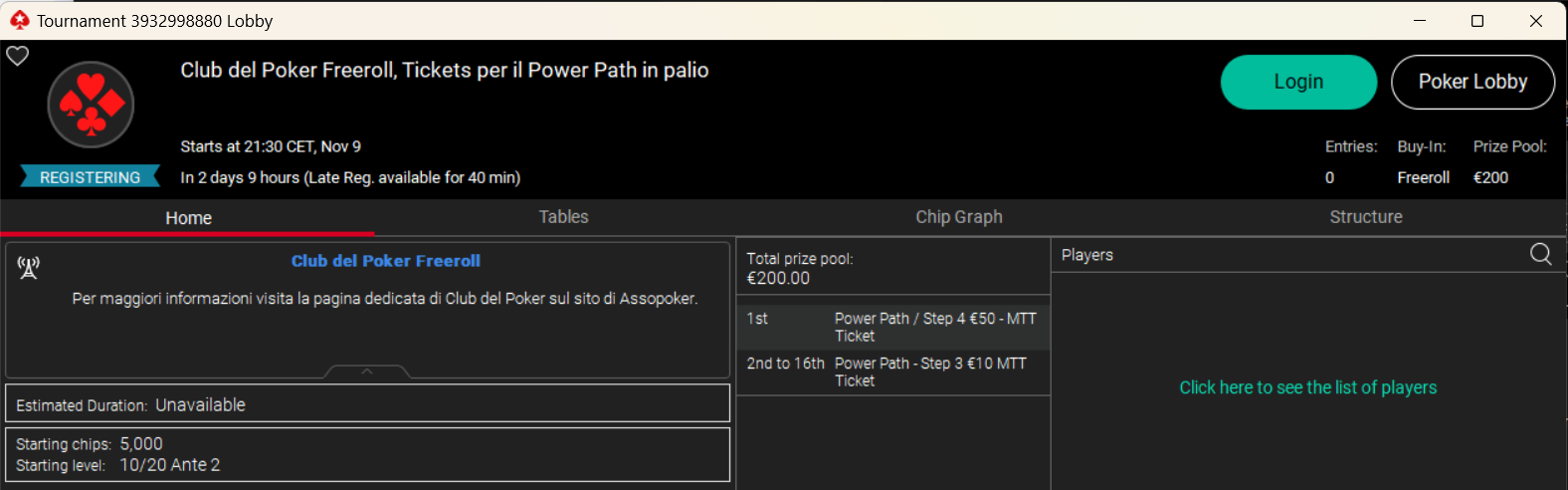 freeroll club del poker