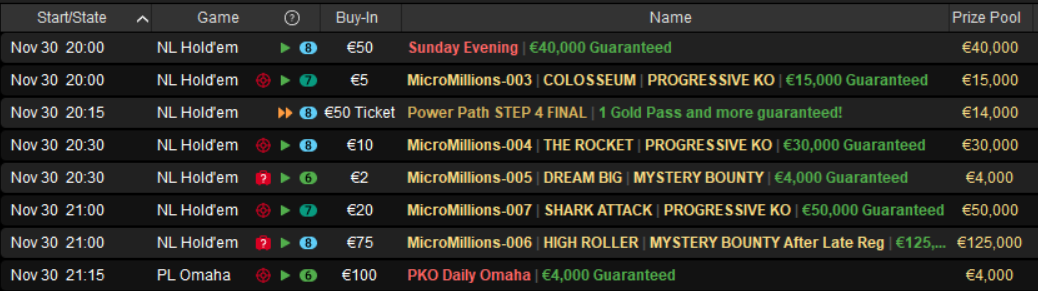 tornei pokerstars sisal