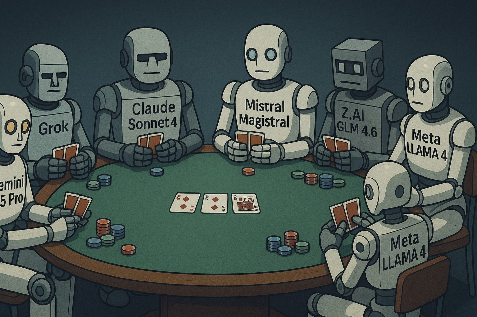 ai poker battle