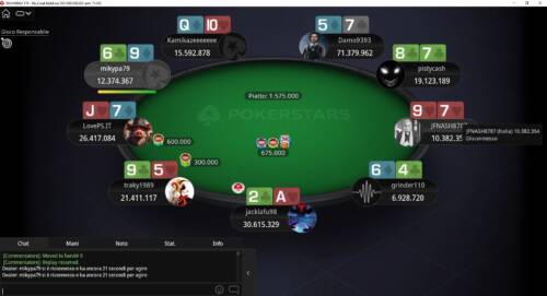 PokerStars Network: il racconto del Sunday Million vinto da Giacomo 'jacklafu98' Beneforti con i replay di tutte le eliminazioni del final table