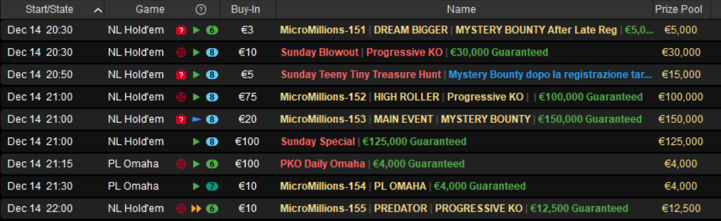 tornei pokerstars sisal