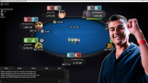 Il racconto dell'evento New Year Series vinto da Gaspare Sposato con le mani di tutte le eliminazioni al final table