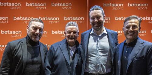 Presentato il nuovo Betsson Sport Club con Totti, Baggio e Cannavaro testimonial