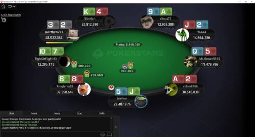 PokerStars Network: il racconto dello Spicy 50 Carnival Series vinto da Mattia 'matthew793' Agus con le mani delle eliminazioni al tavolo finale