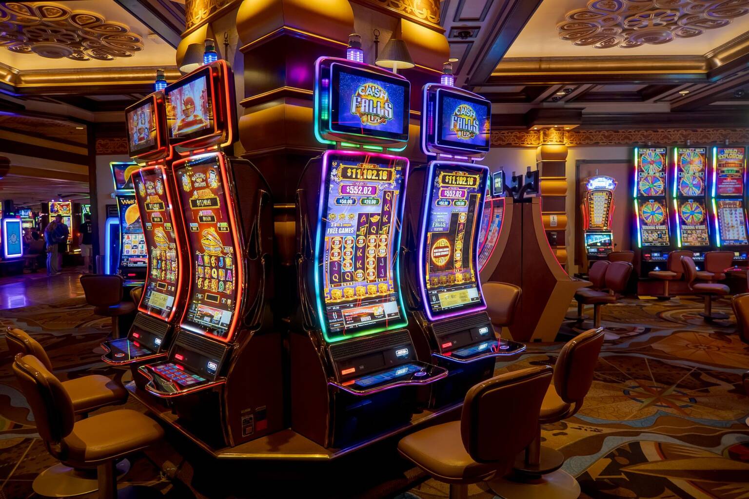 Le slot in un casinò di Las Vegas (Shutterstock)