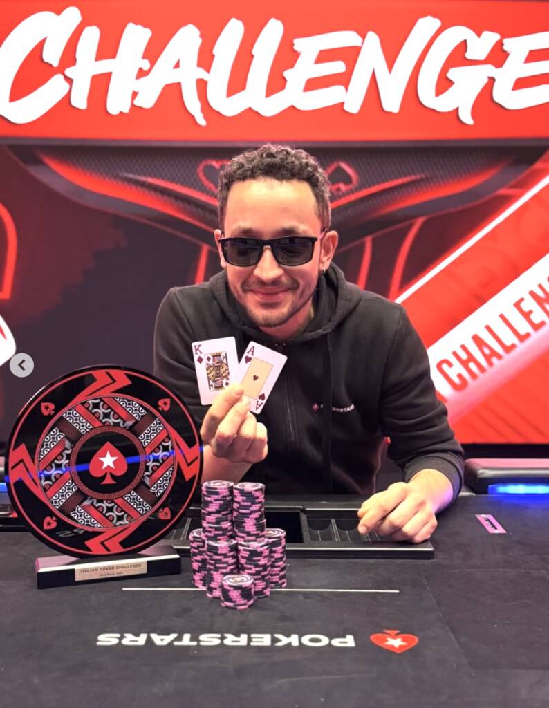 Andrea Fontata vincitore di un side event all'Italian Poker Challenge