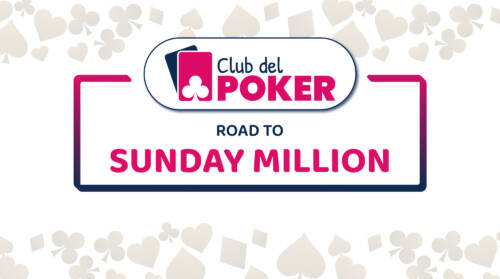 Ecco i freeroll del Club del Poker per giocare gratis il Sunday Million! Ben 40 ticket in regalo!!