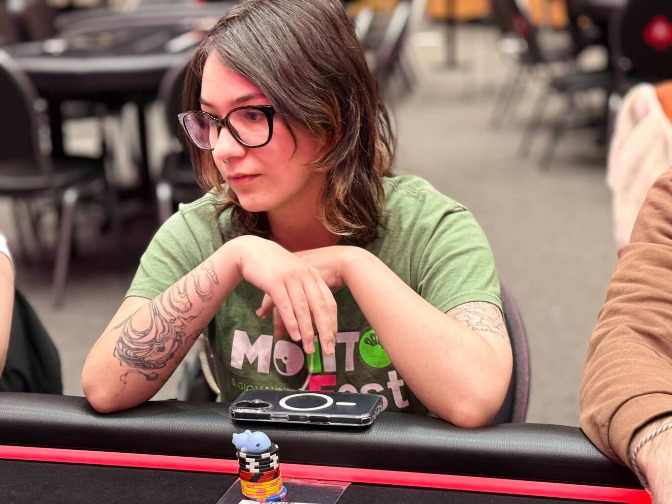 Gaia Covelli ai tavoli dell'Italian Poker Challenge
