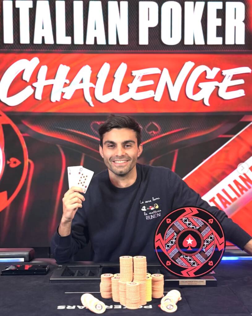 Matteo Vesselin Pedrali ha vinto il €220 Big Sunday, side event dell'Italian Poker Challenge