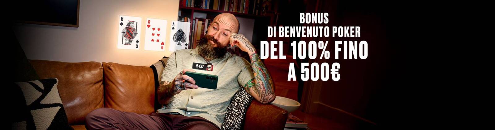 Bonus Benvenuto Poker su PokerStars
