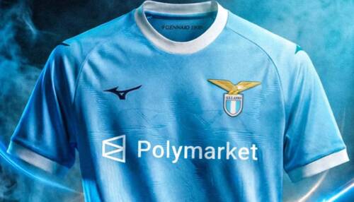 Polymarket sponsorizza la Lazio per €22 milioni ma nasce un caso: è legale?