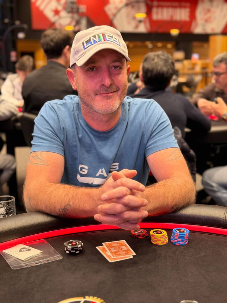Rossano Tonietti ai tavoli dell'Italian Poker Masters