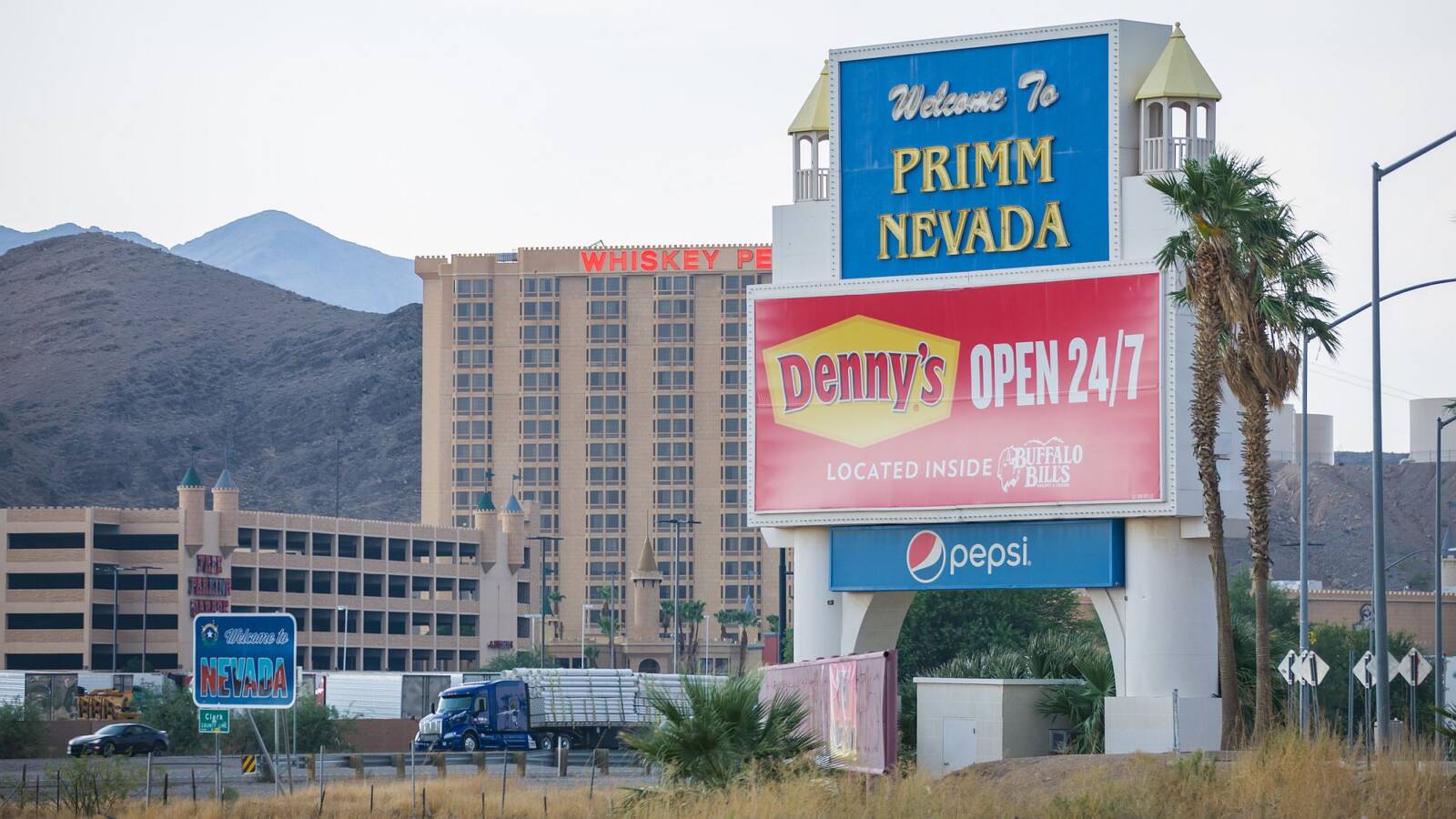 La città di Primm nel Nevada