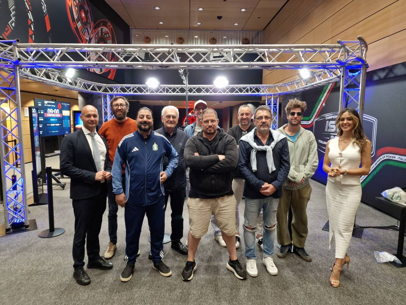 Gli 8 giocatori del final table del Campionato Italiano Omaha