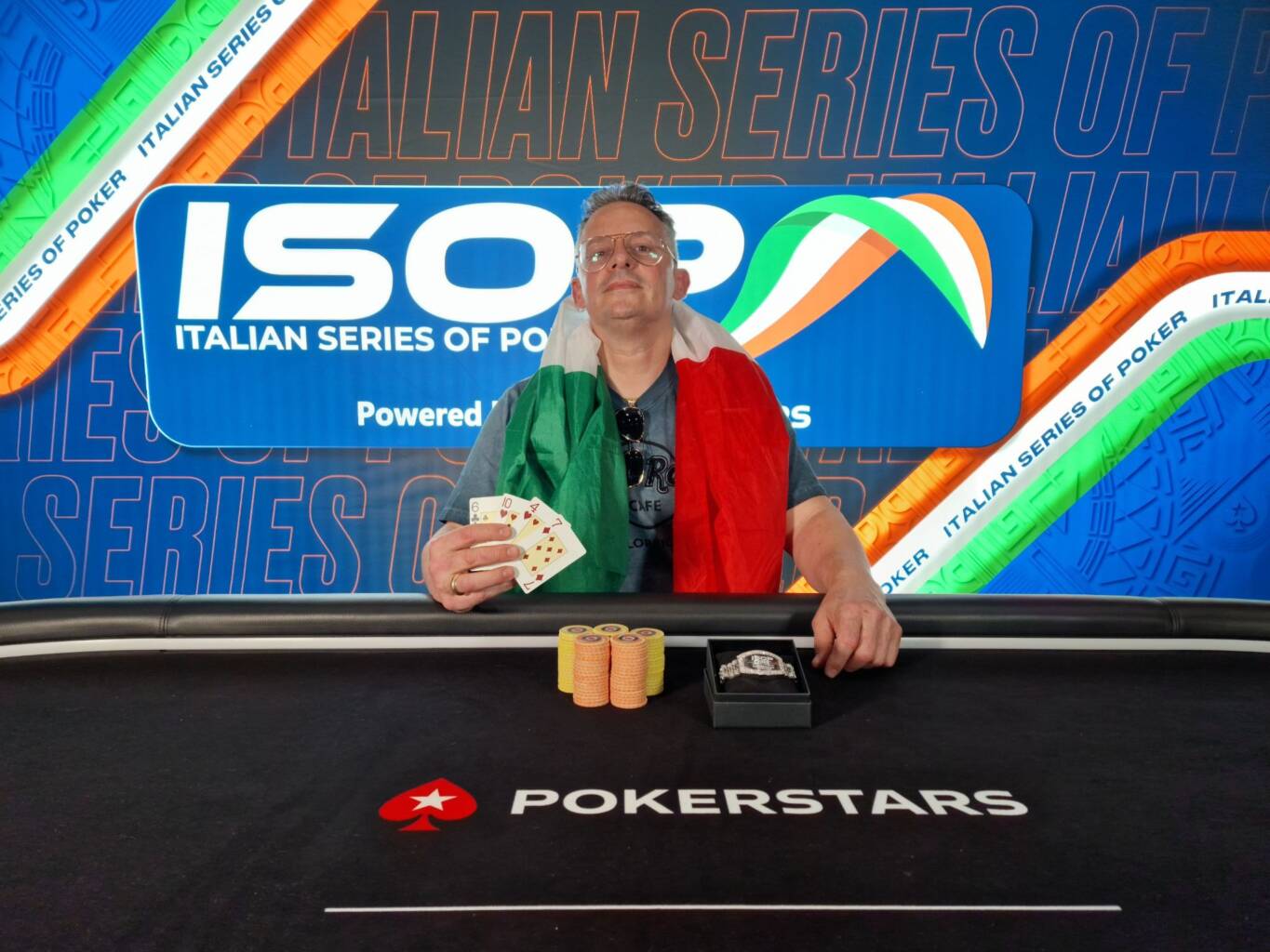 Massimiliano Mauceri vince il braccialetto ISOP Omaha Hi LO